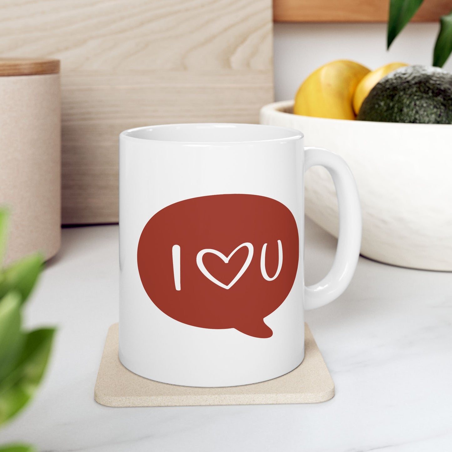 Valentine's Day Mug - I Love You Message