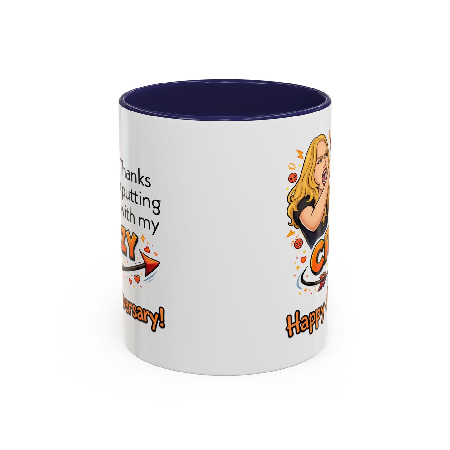 Anniversary Mug - Thanks For Putting Up