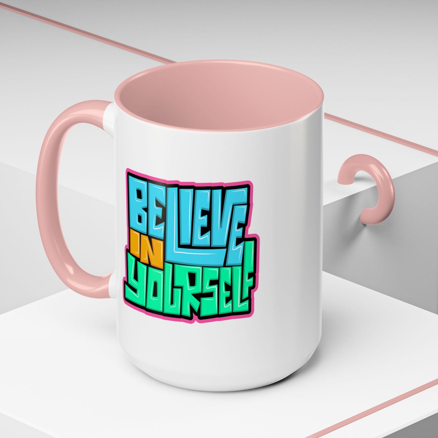 Motivation Mug - Believe In Yourself Graffiti