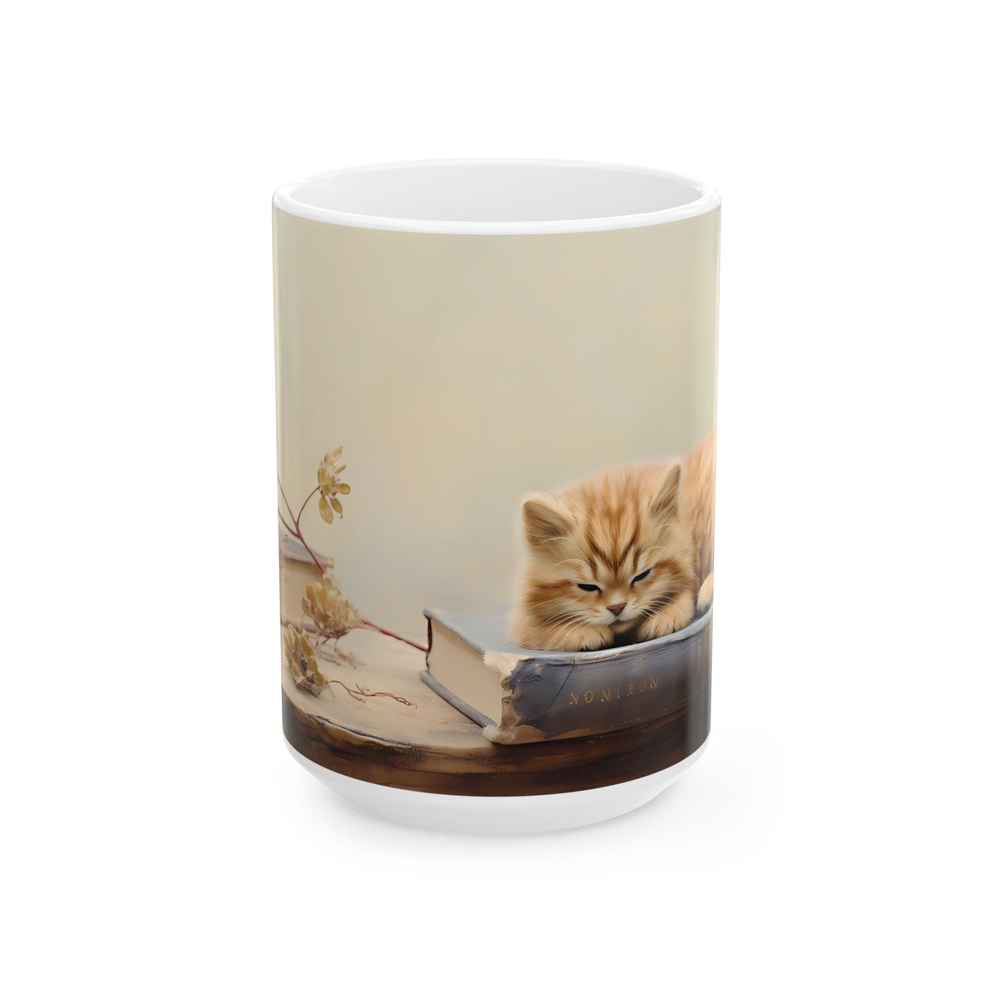 Artistic Mug - Felted Cat 3