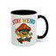 Humor Mug - Stay Weird Mushroom Skateboard