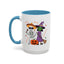 Halloween Mug - Skeleton & Witch