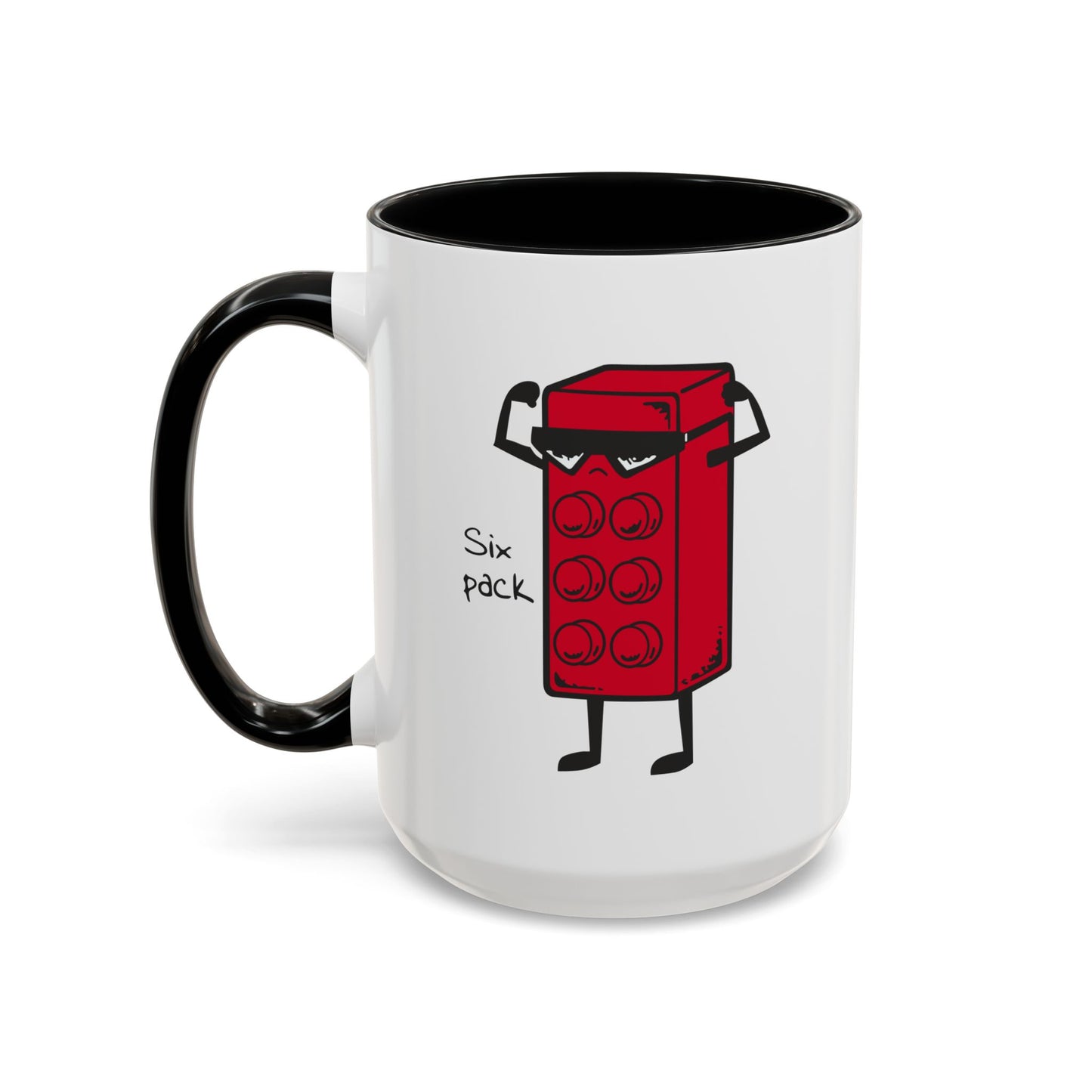 Humor Mug - Six Pack Lego Block