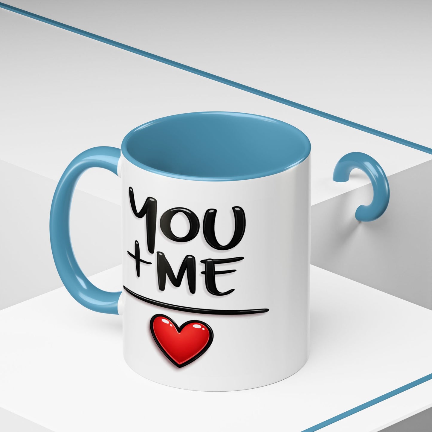 Anniversary Mug - You and Me Red Heart