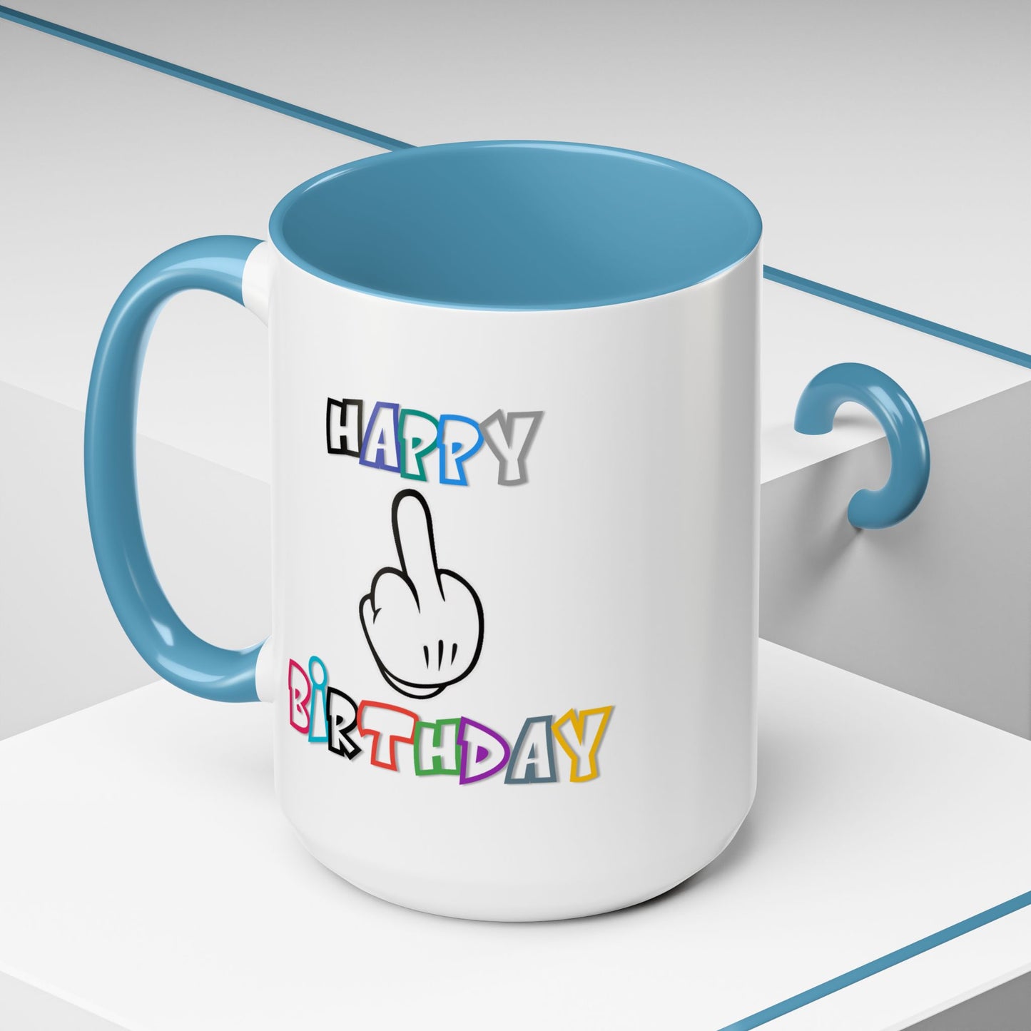 Adult Mug - Happy Birthday Middle Finger