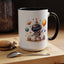 Birthday Mug - Happy Birthday Astronaut, Cake & Balloon