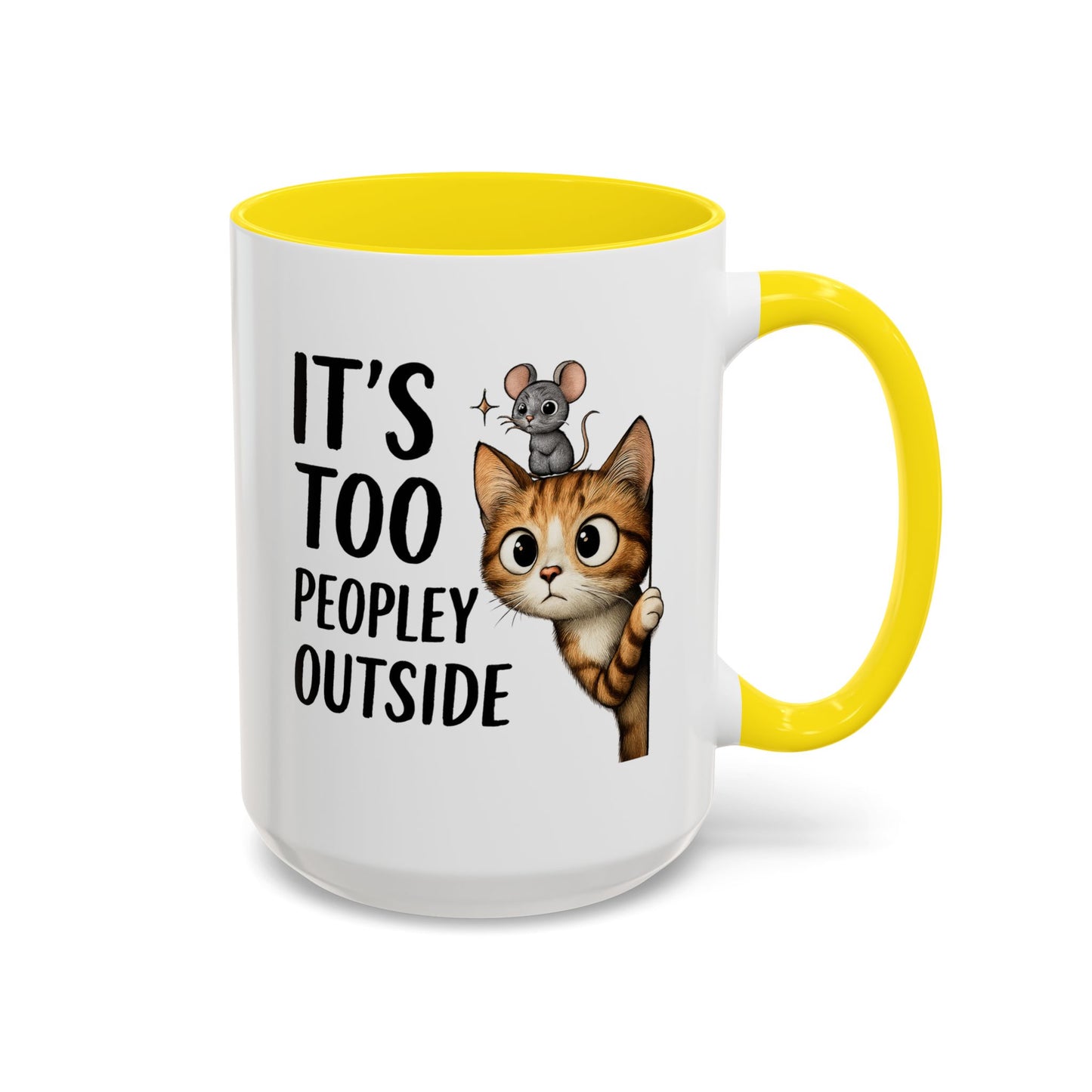 Animal Mug - It's Too Peopley Outside