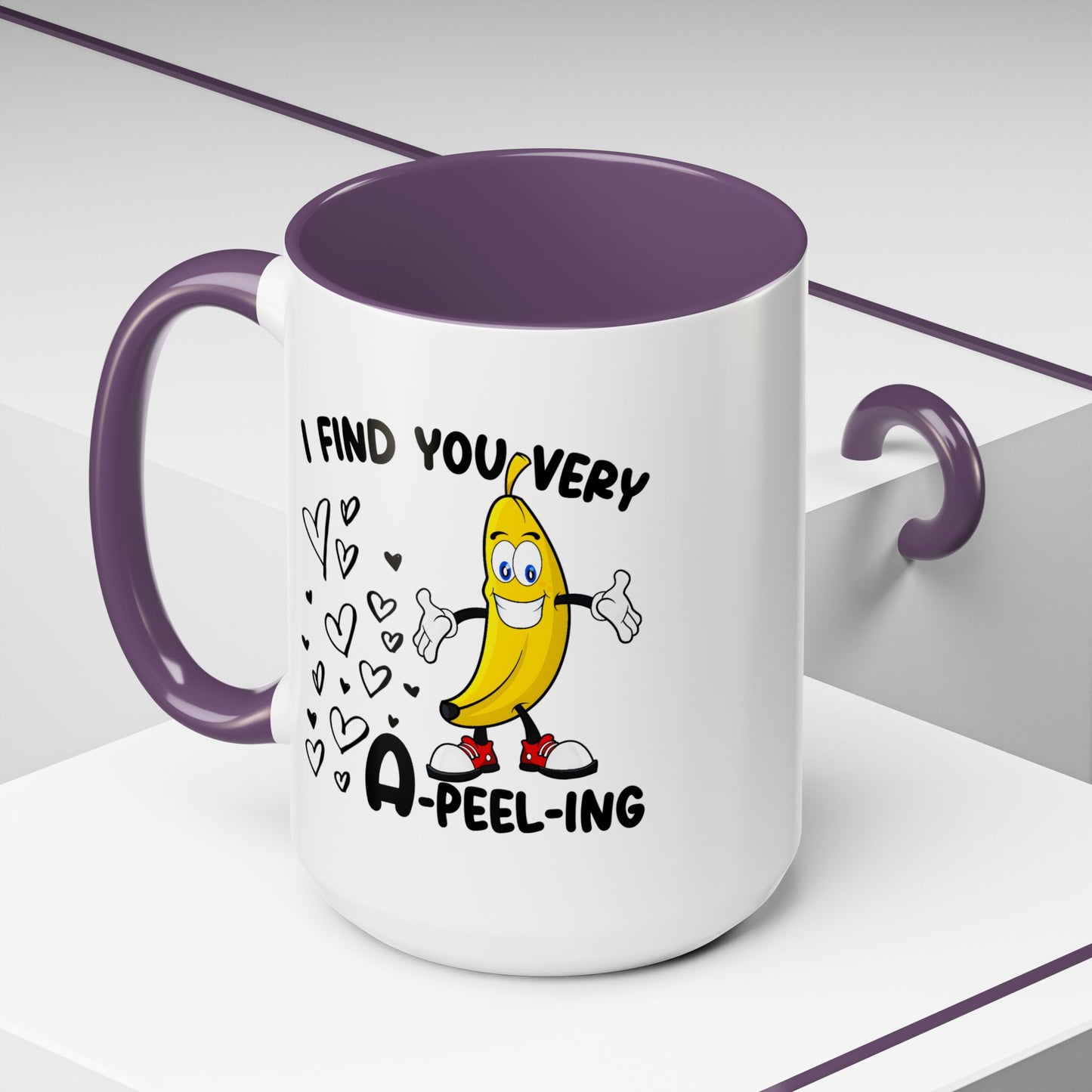 Adult Mug - I Find You Very A-Peel-Ing