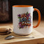 Wellness Mug - Good Vibes Only Graffiti Flowers