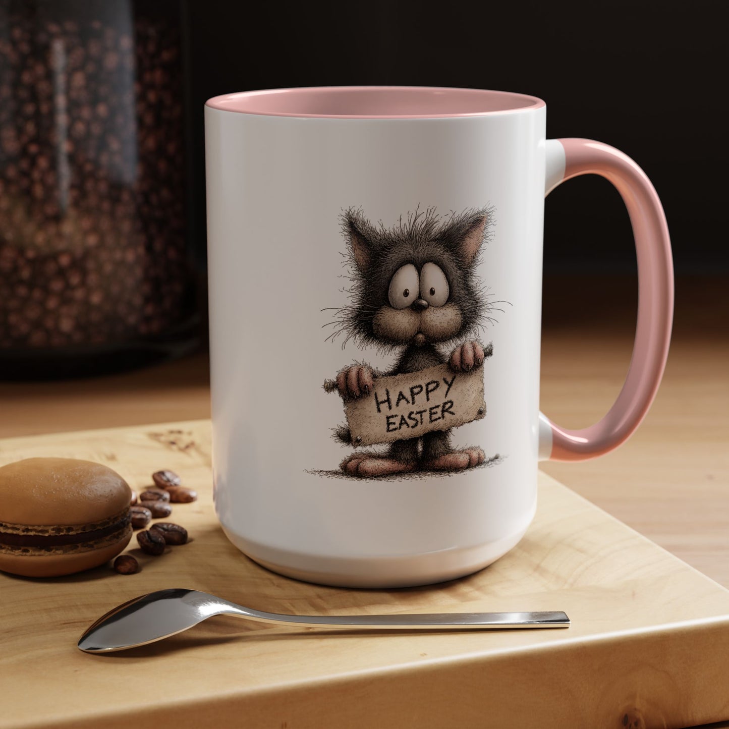 Easter Mug - Happy Easter Cat