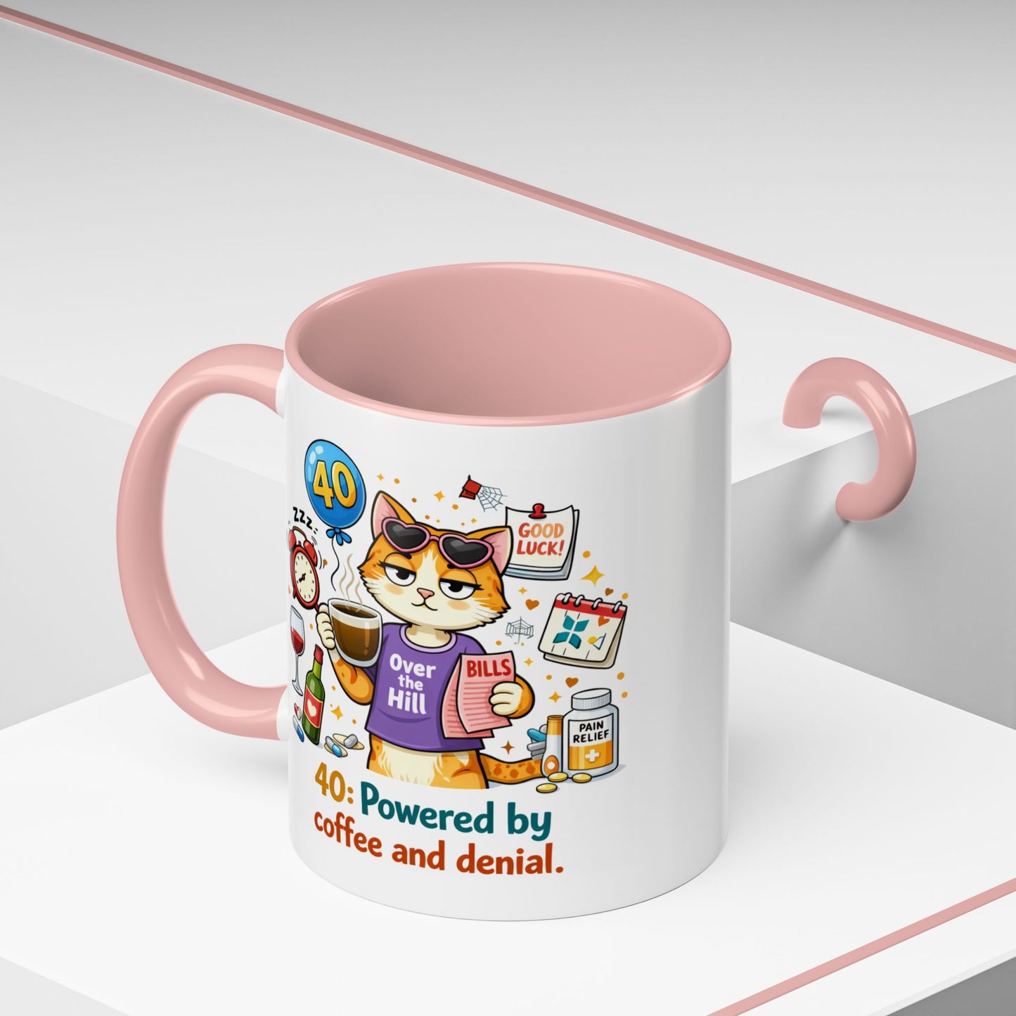Birthday Mug - 40 Powered By