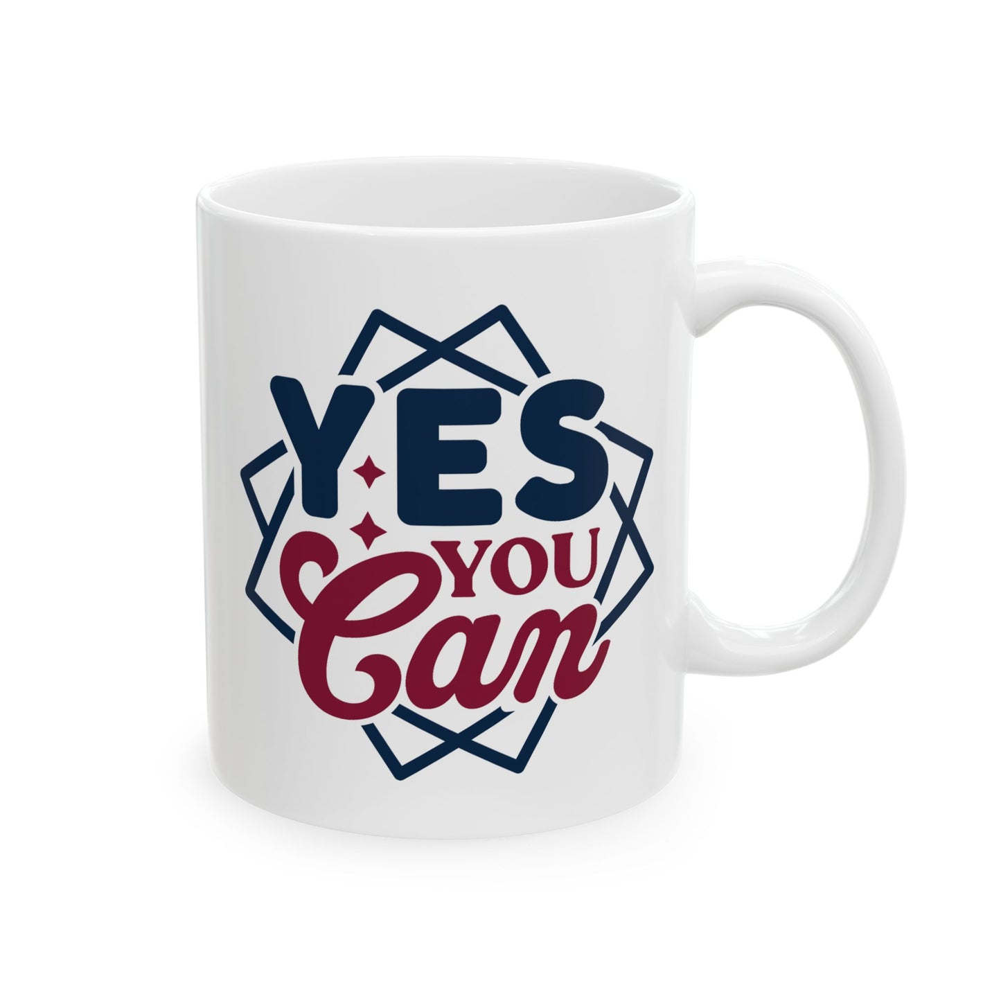 Motivation Mug - Yes You Can Squares