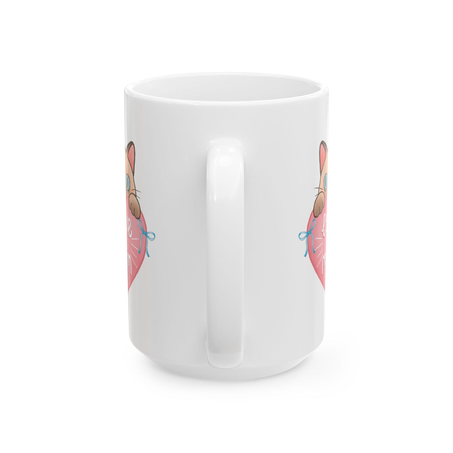Mother's Day Mug - Love You Mom Cat