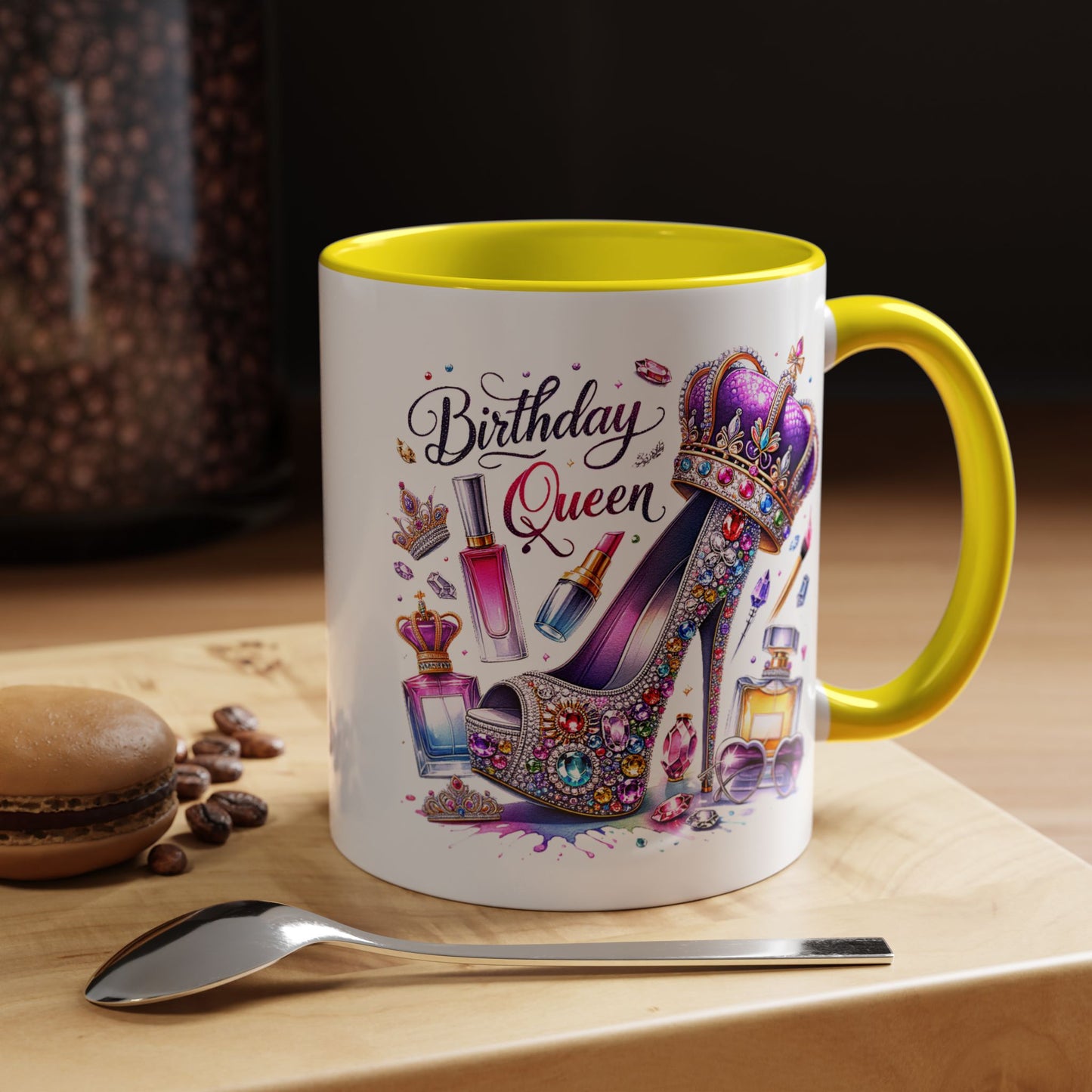 Birthday Mug - Birthday Queen Glitter