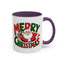 Christmas Mug - Green & Red Text Santa Presents