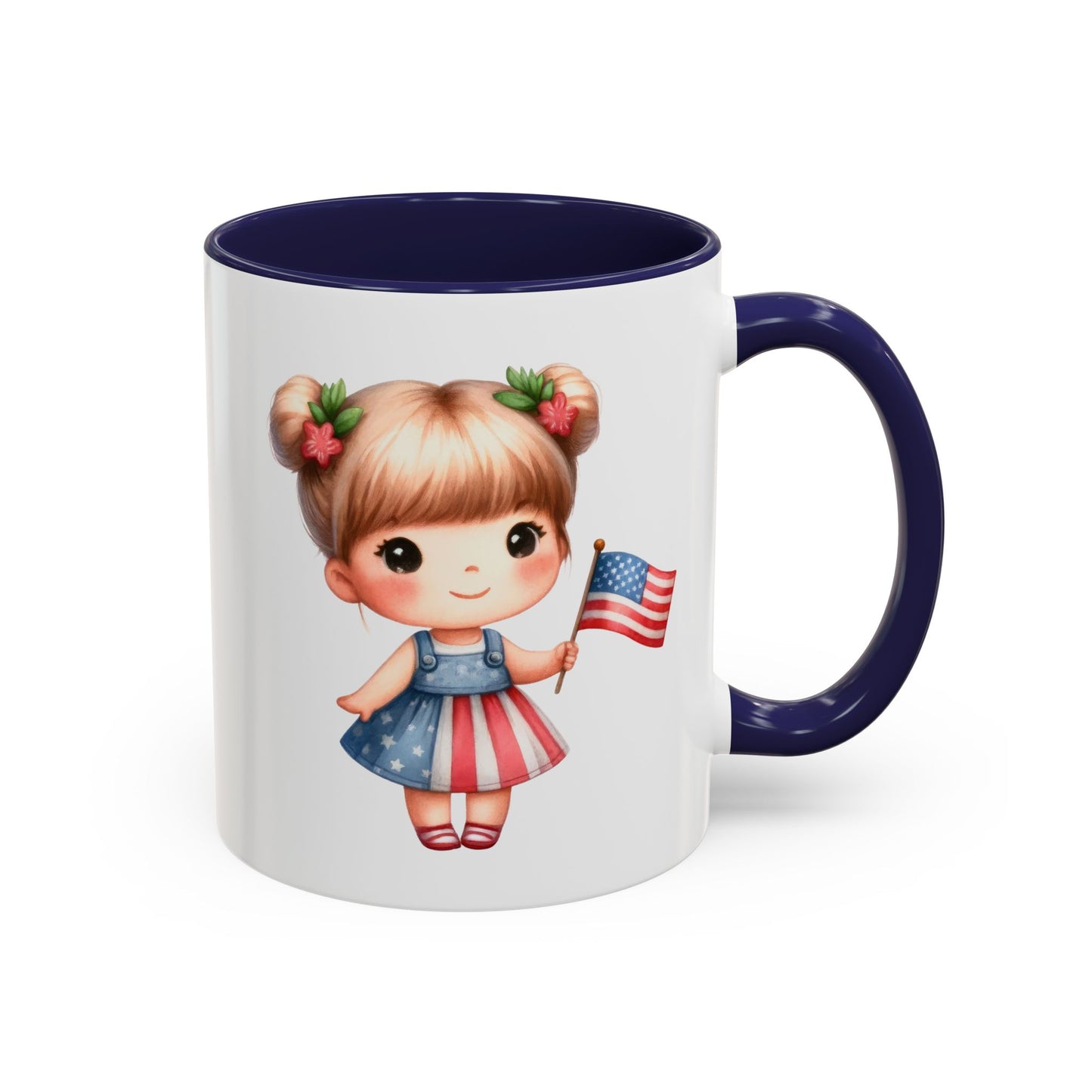 4th of July - American Girl Flag