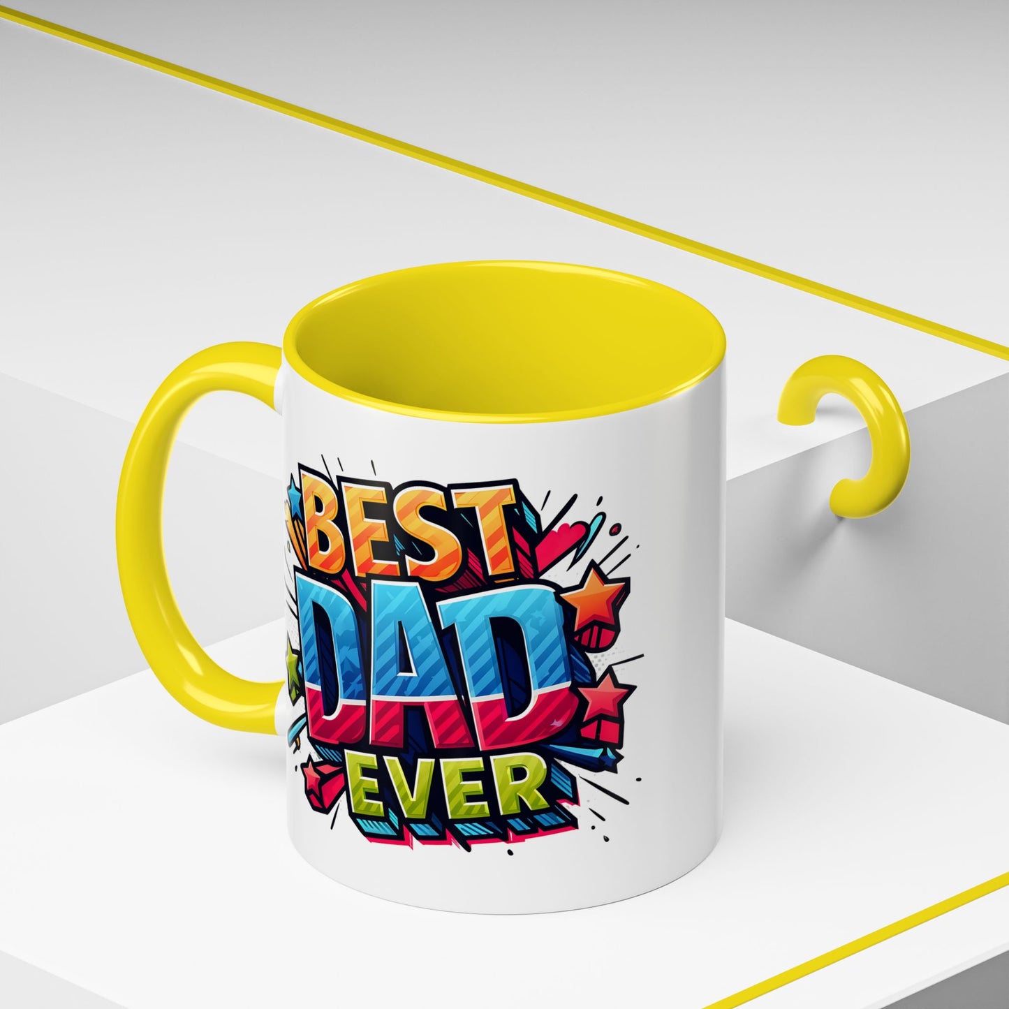 Father's Day Mug - Best Dad Ever Comic