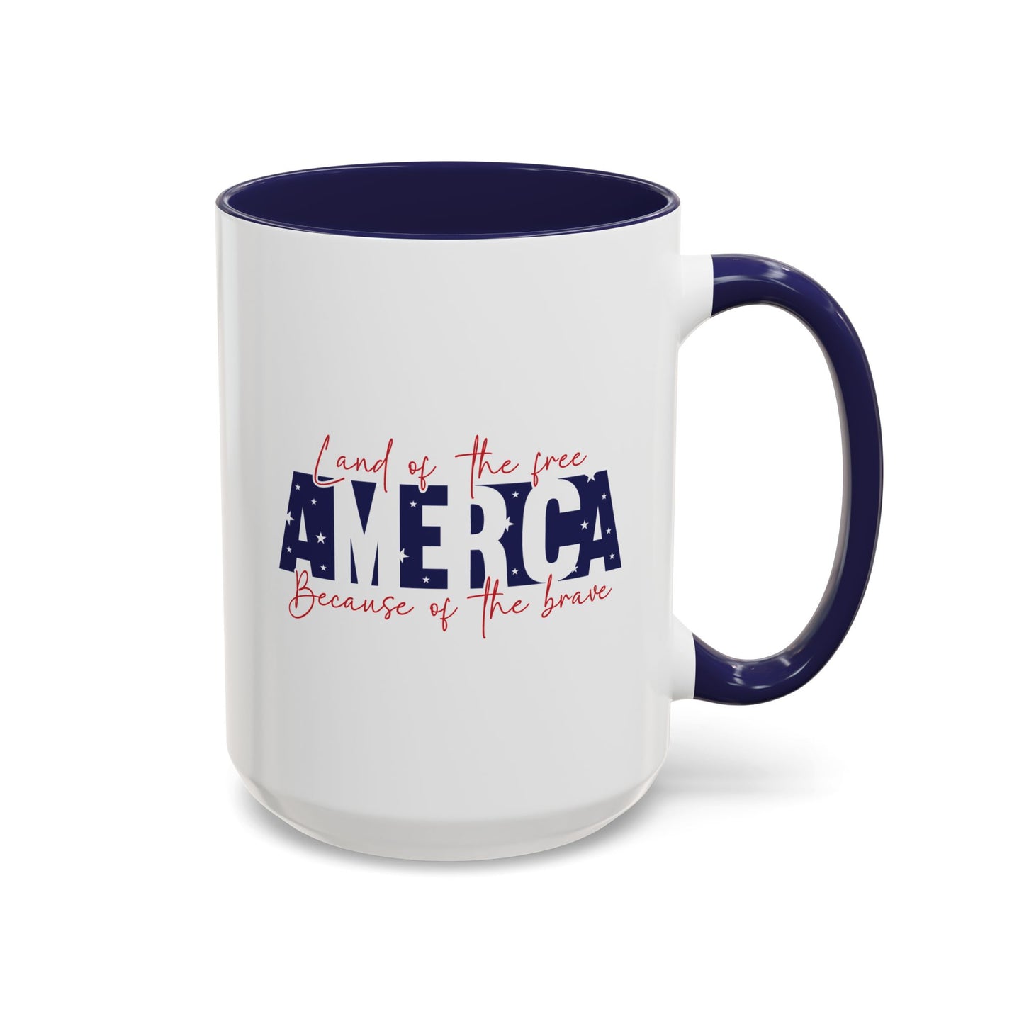 4th of July Mug - American Land of the Free Stars