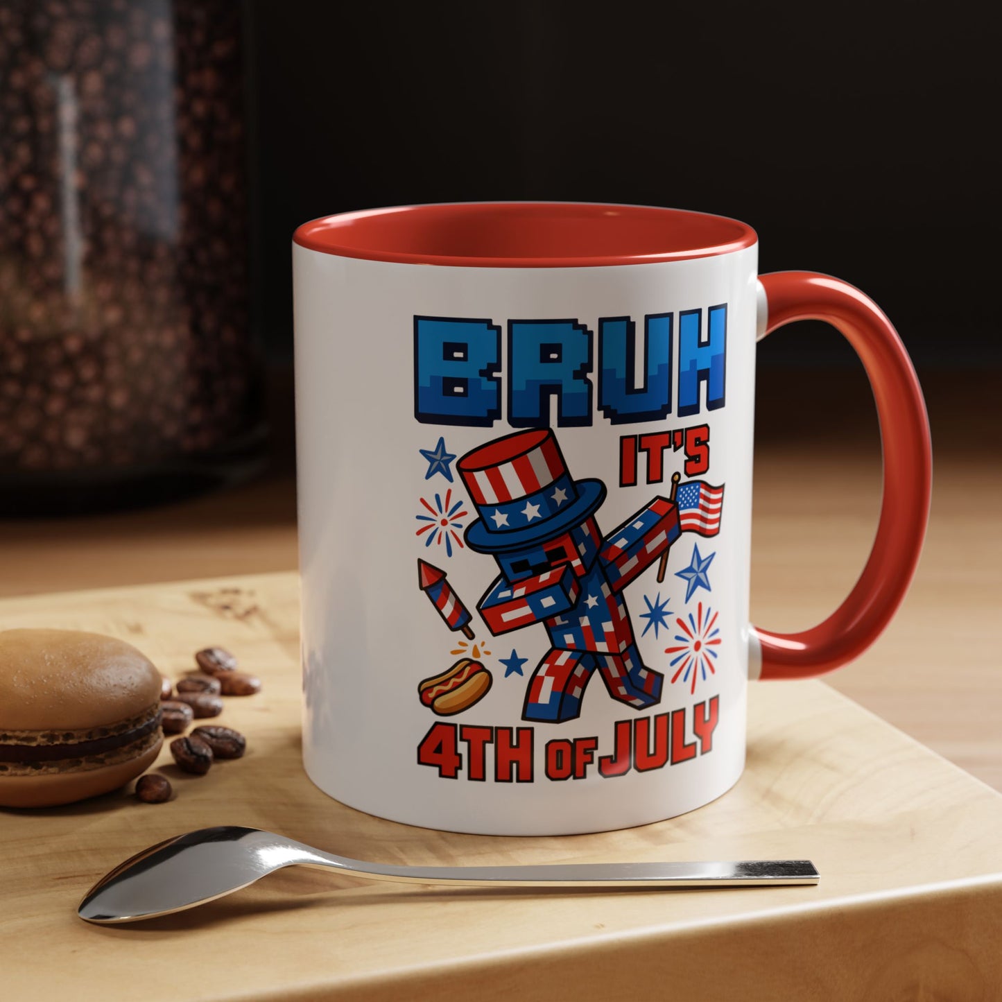 4th of July Mug - Bruh It's 4th of July
