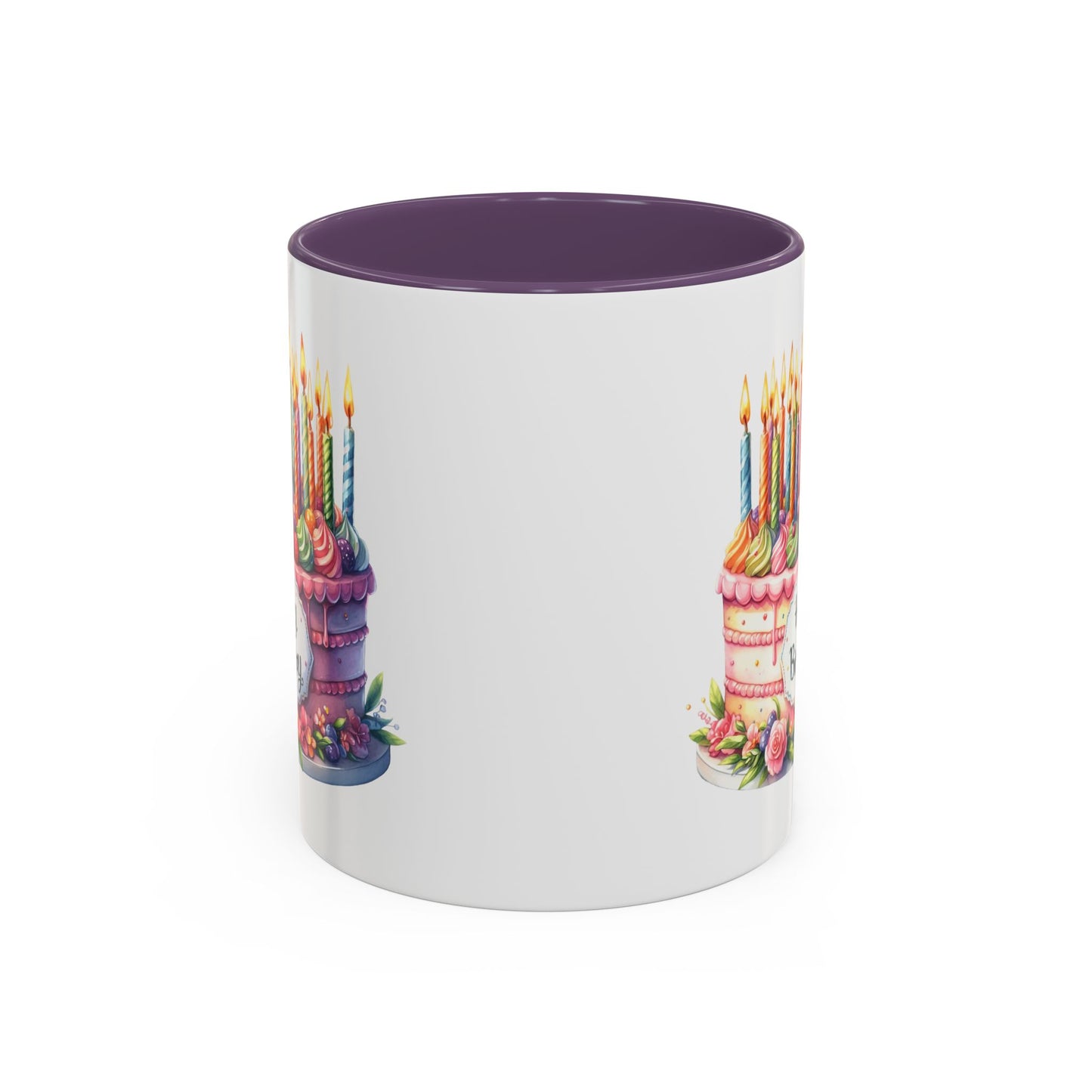 Birthday Mug - Happy Birthday Large Cake With...