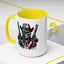 4th of July Mug - Skeleton with American Flag