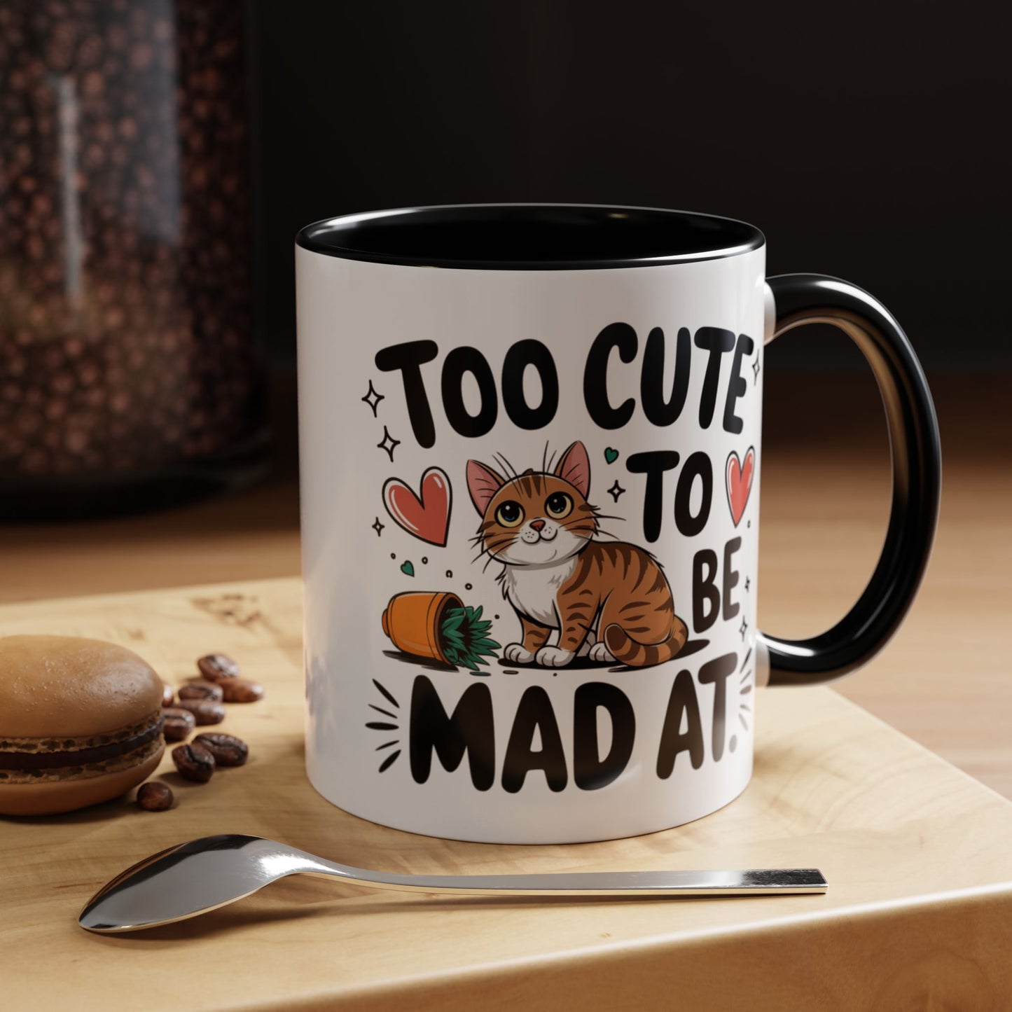 Animal Mug - Too Cute To Be Mad At