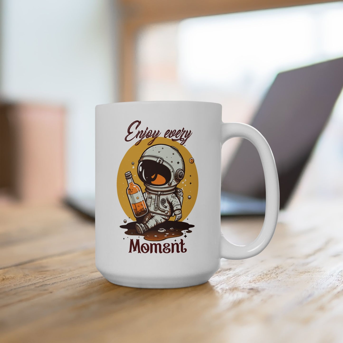 Motivation Mug - Enjoy Every Moment Astronaut