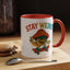 Humor Mug - Stay Weird Mushroom Skateboard