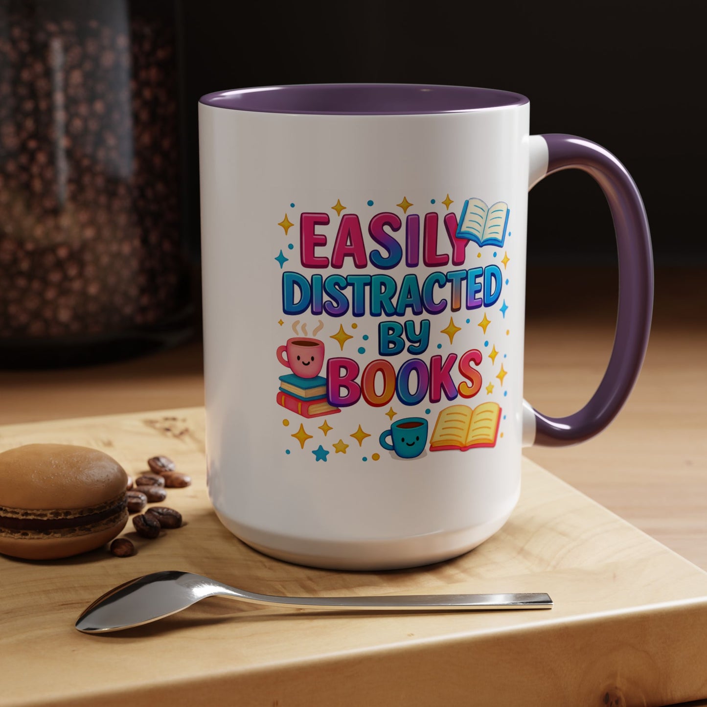 Humor Mug - Easily Distracted By Books