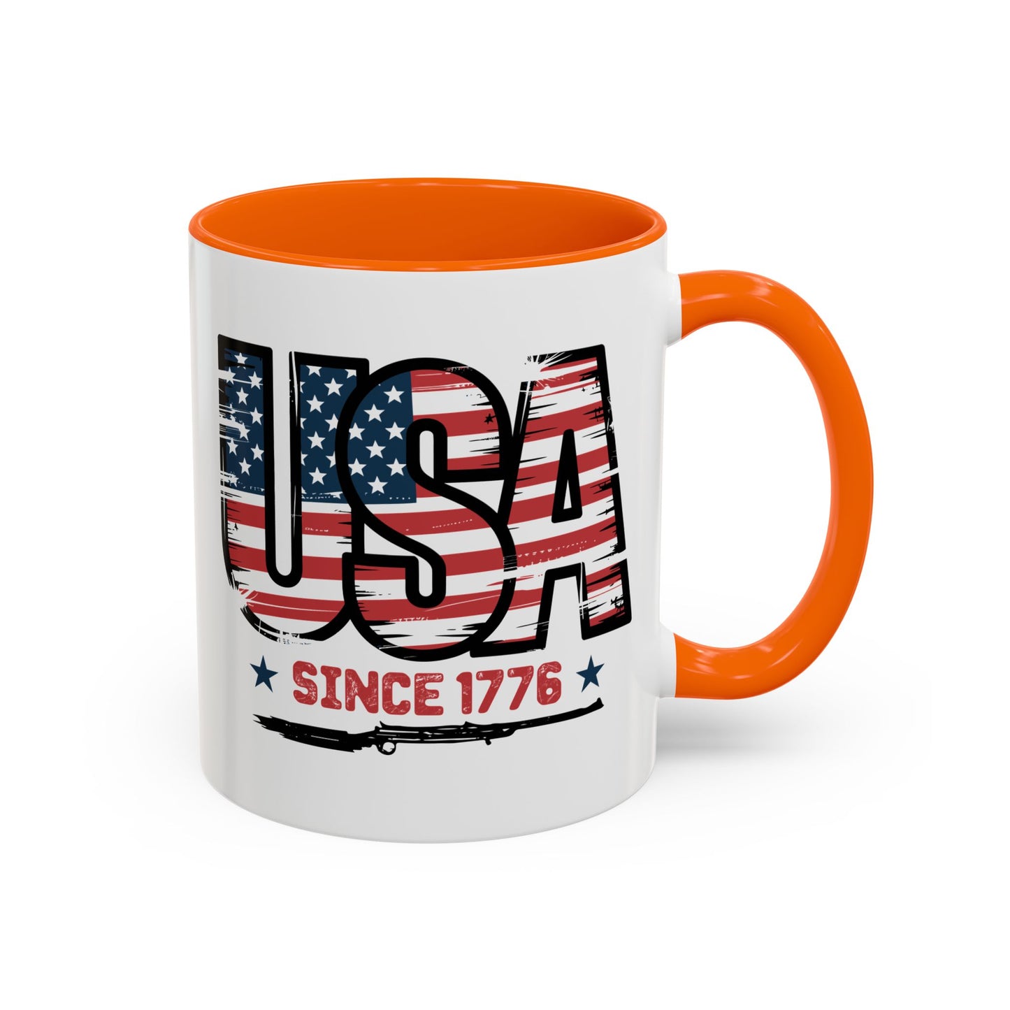 4th of July Mug - USA Since 1776 Gun