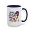Humor Mug - I'm Made Out of Glitter Wine and Anxiety