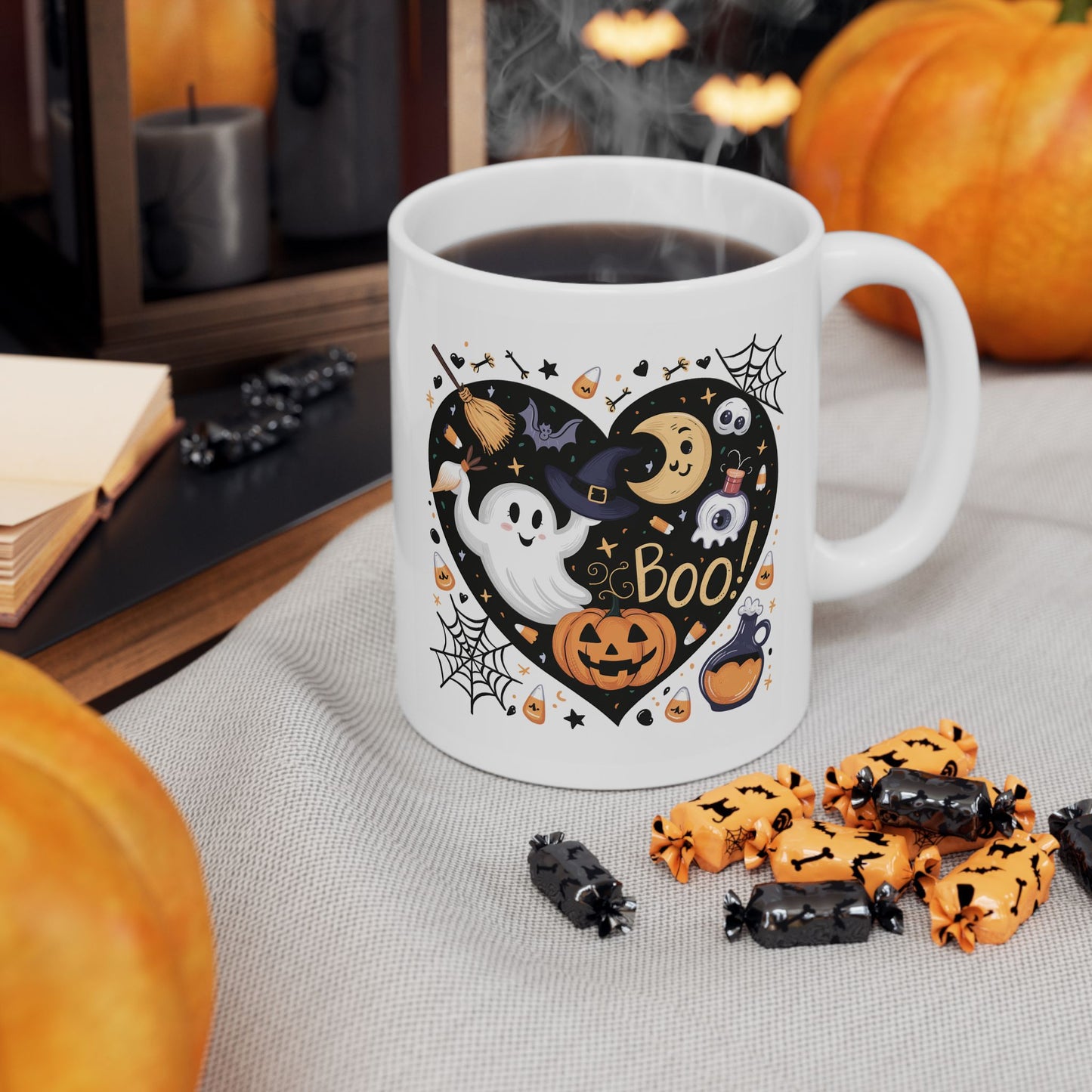 Halloween Mug - Boo Heart