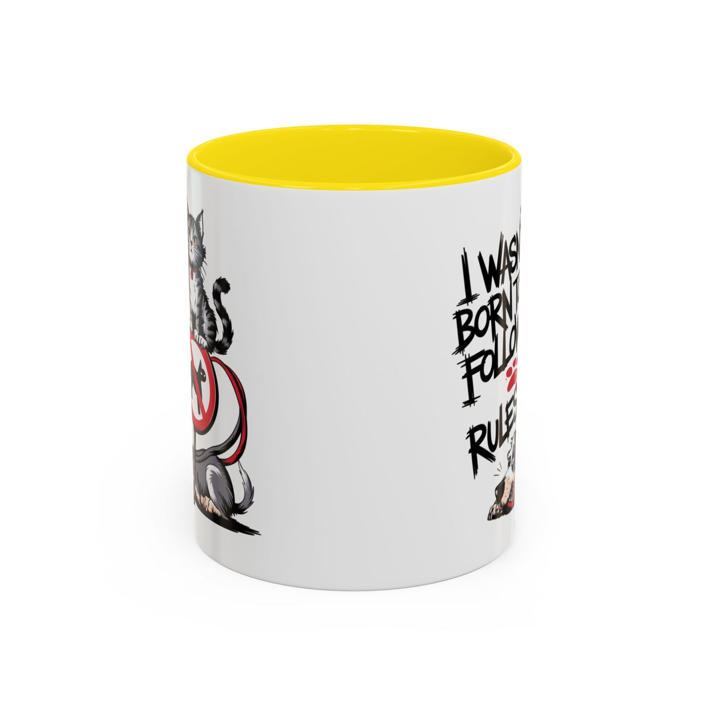 Animal Mug - I Wasn't Born To Follow Rules