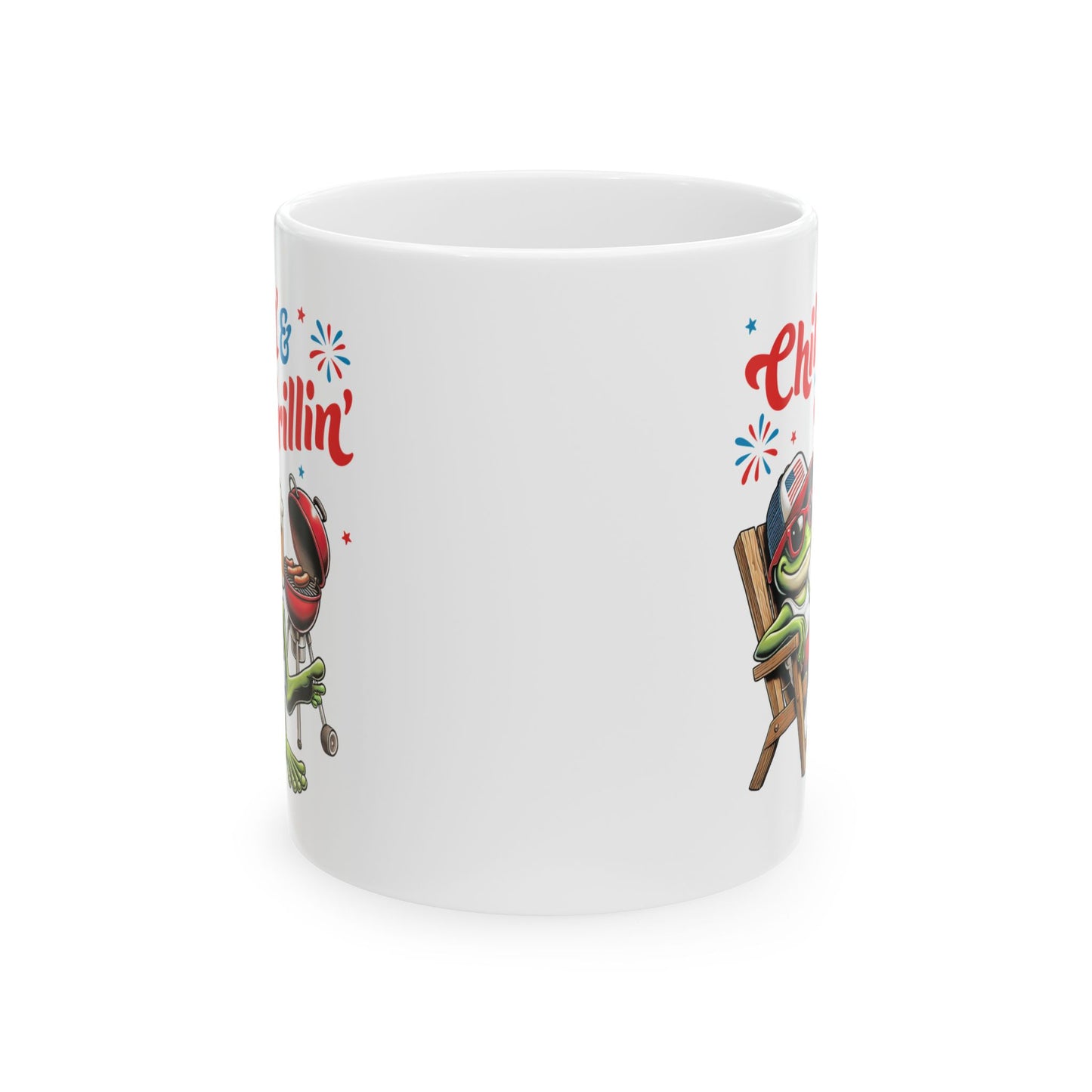 4th of July Mug - Chillin' & Grillin'