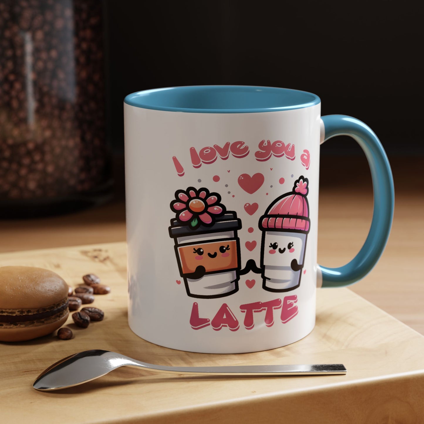 Valentine's Day Mug - I Love You A Latte Cute
