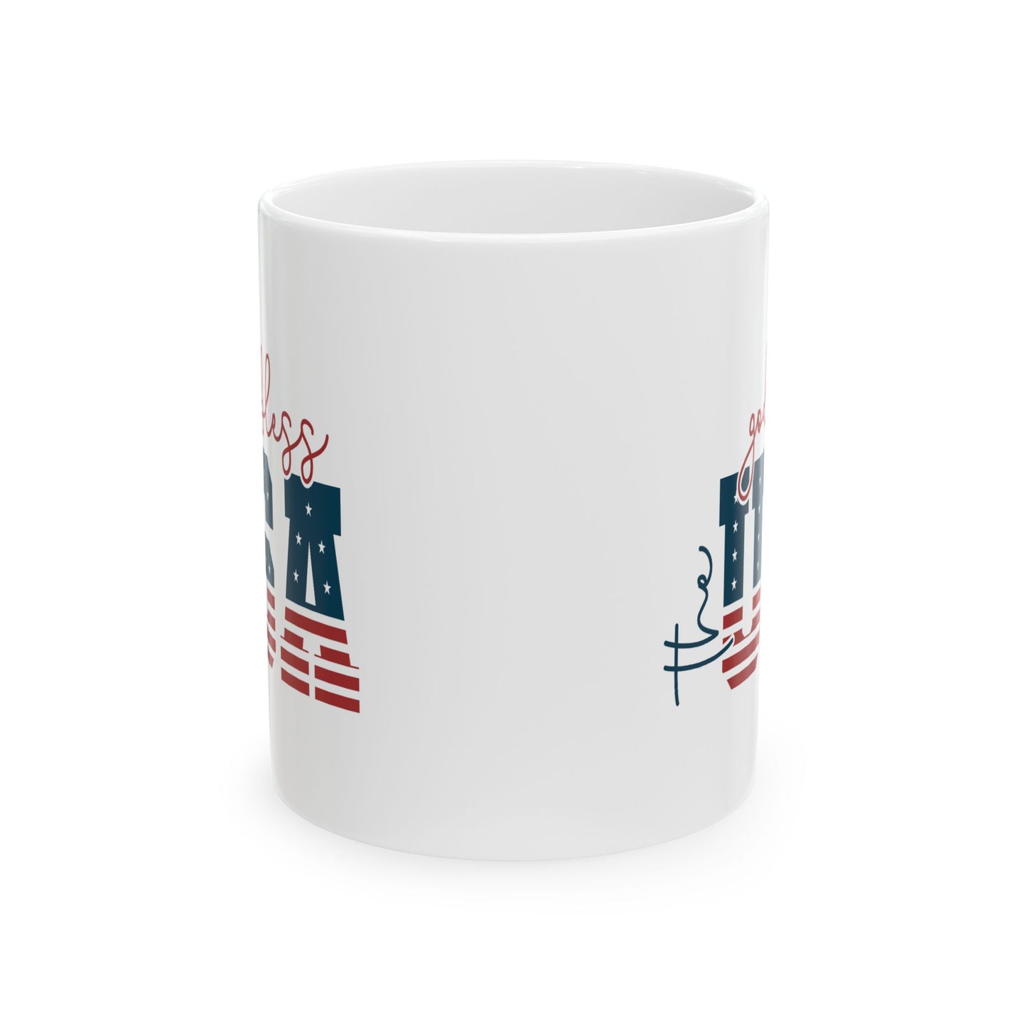 4th of July Mug - God Bless the USA