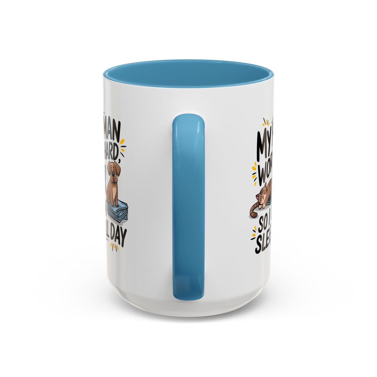 Animal Mug - My Human Works Hard