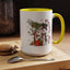 Christmas Mug - Merry Xmas Snowman Tree Present
