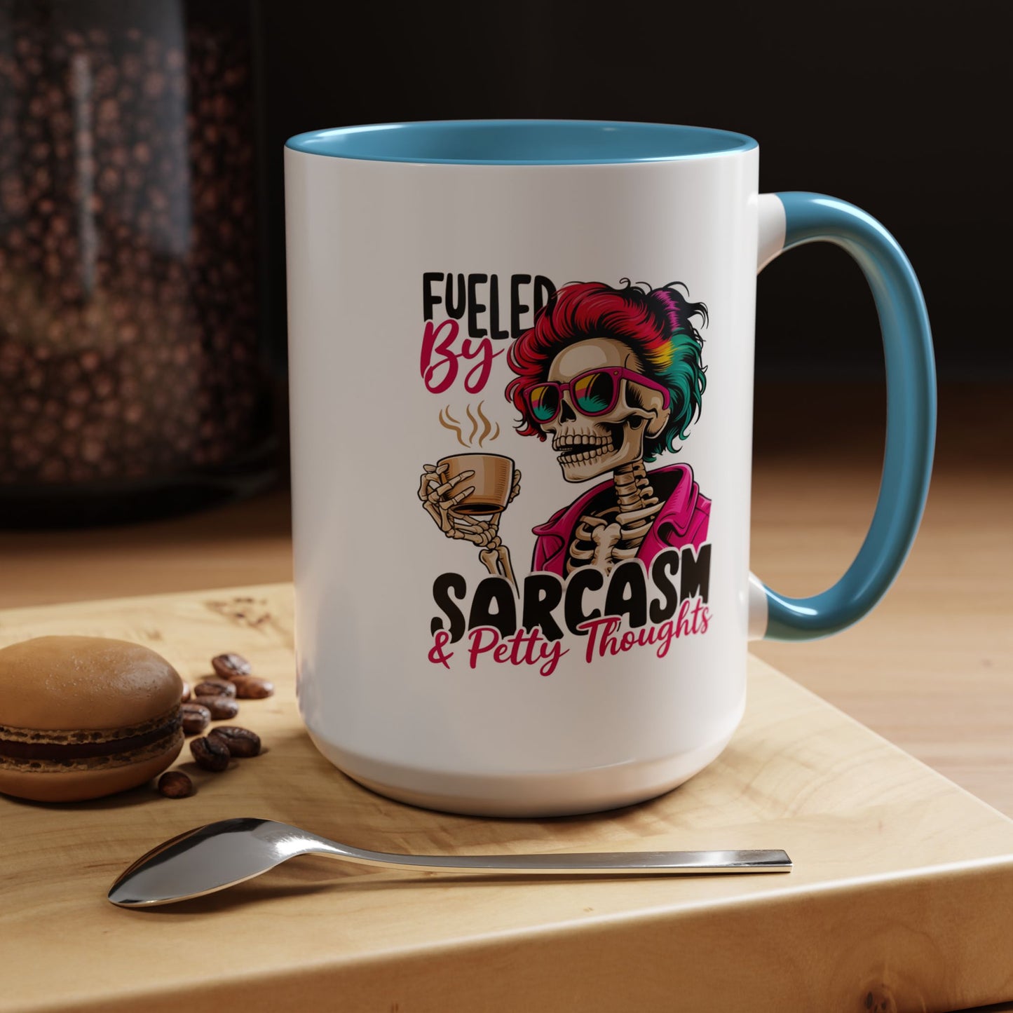 Humor Mug - Fueled by Sarcasm & Petty Thoughts