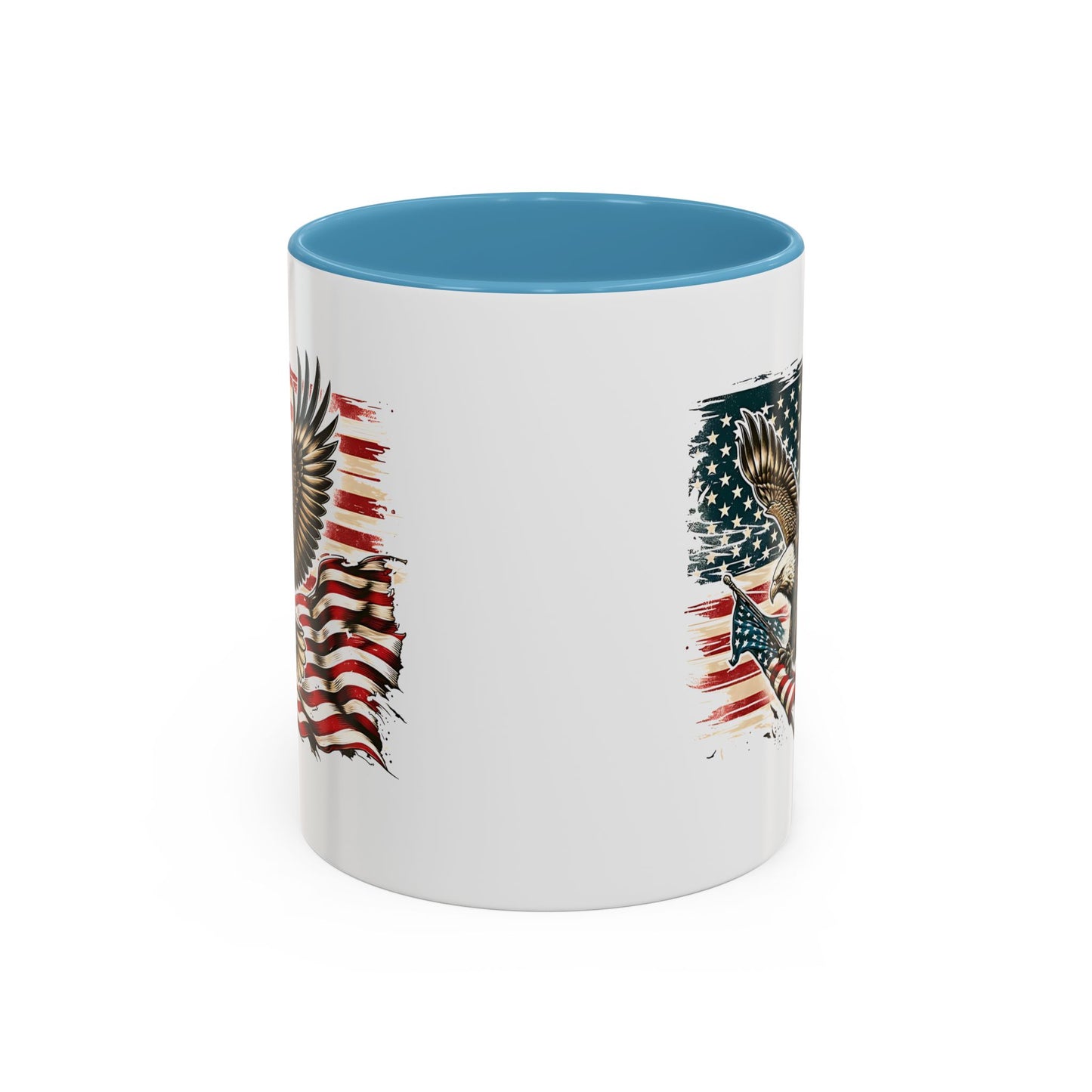 4th of July Mug - American Bald Eagle Flag 9