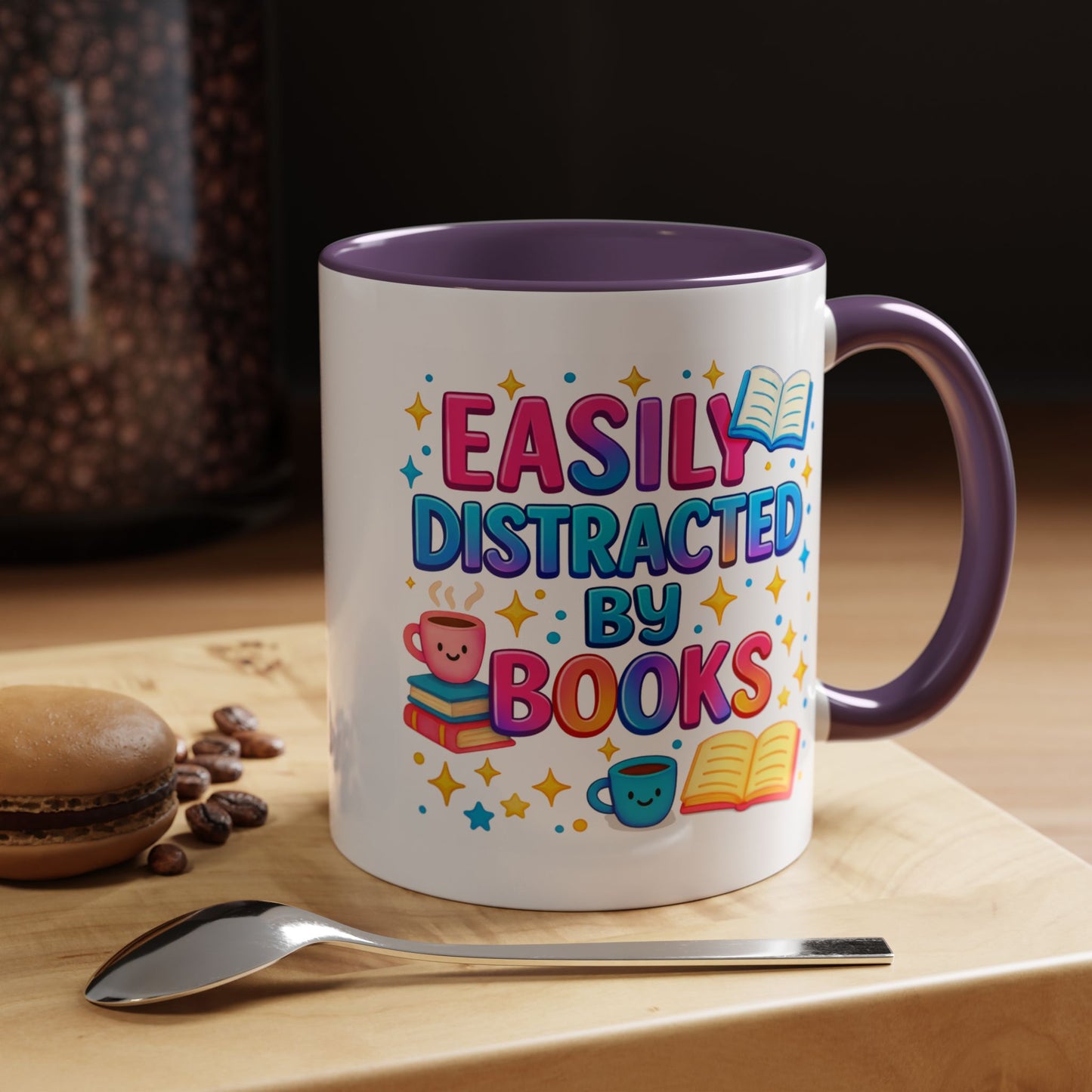 Humor Mug - Easily Distracted By Books