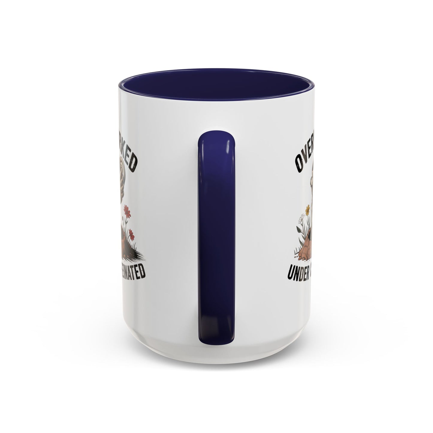 Humor Mug - Overworked and Under Caffeinated