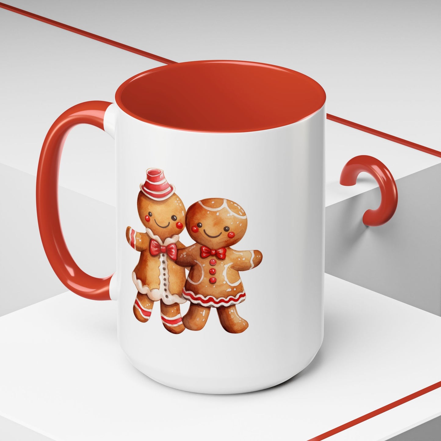 Christmas Mug - Gingerbread Man Boy & Girl