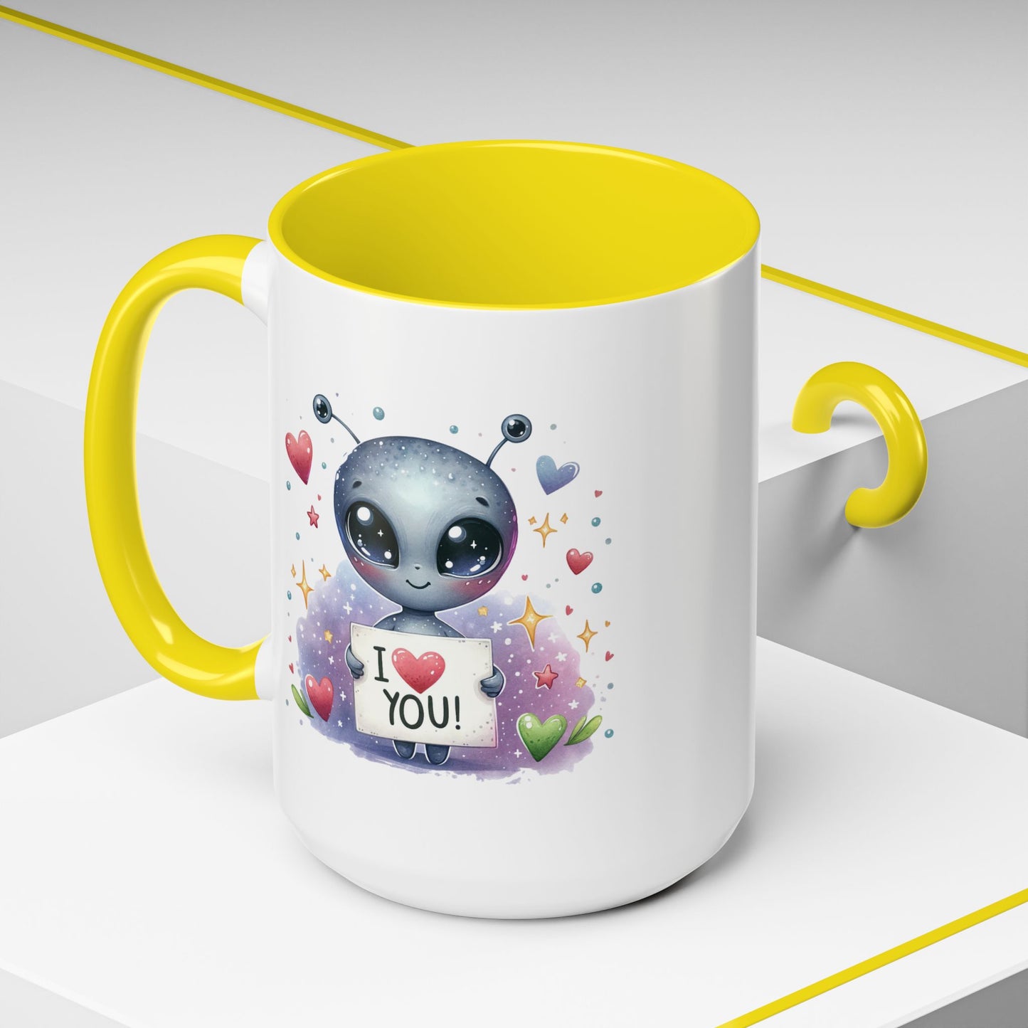 Anniversary Mug - I Love You Alien