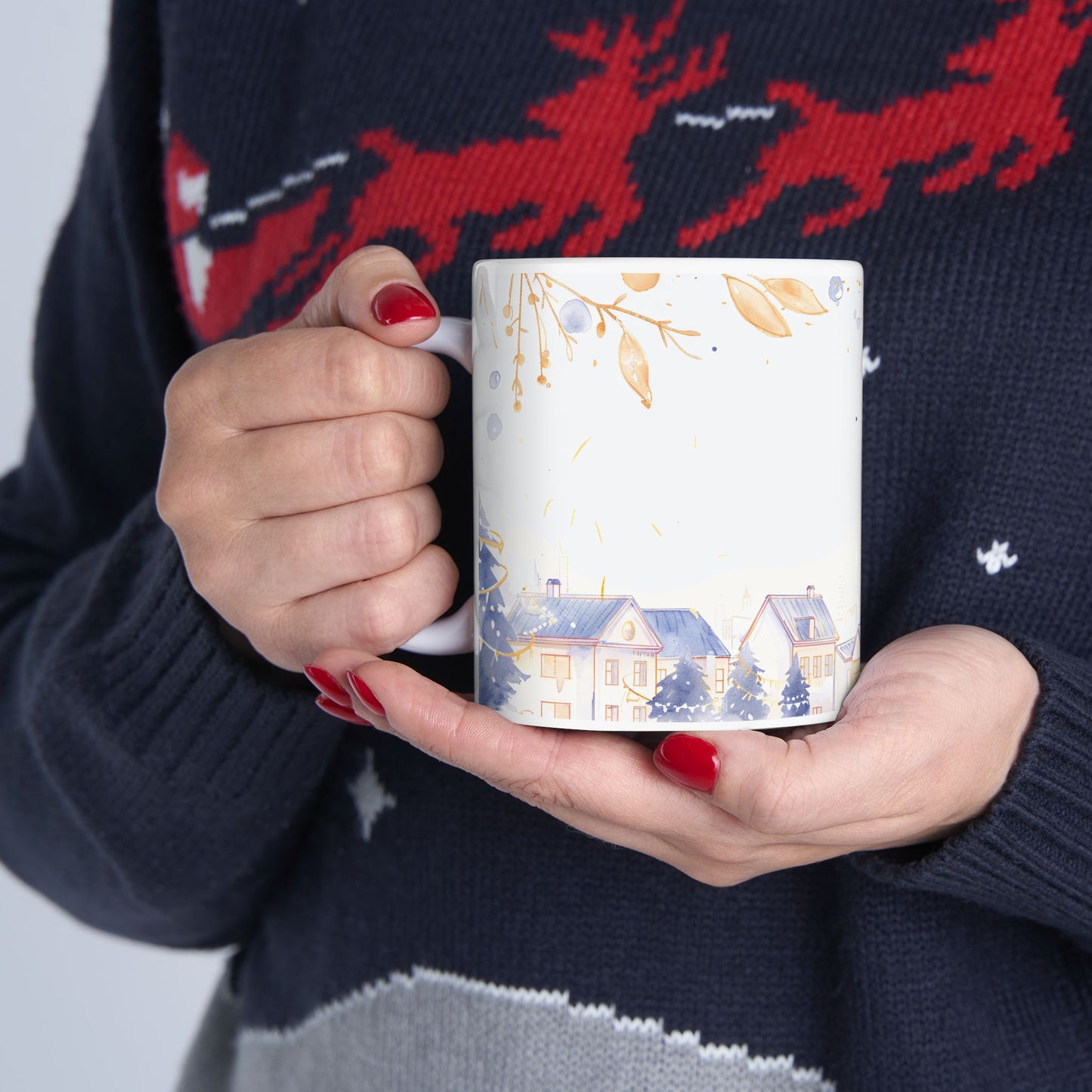 Christmas Mug - Christmas Town Wrap 3