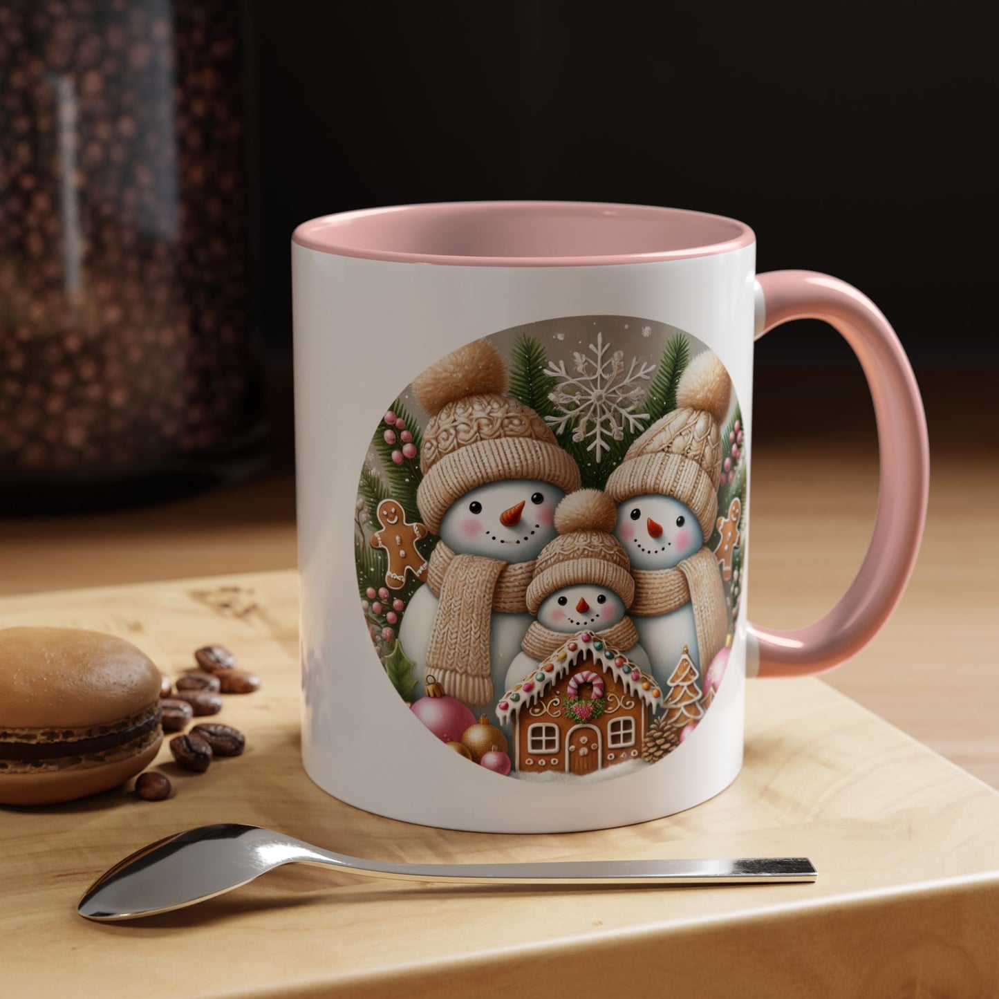 Christmas Mug - Gingerbread Snowman Family