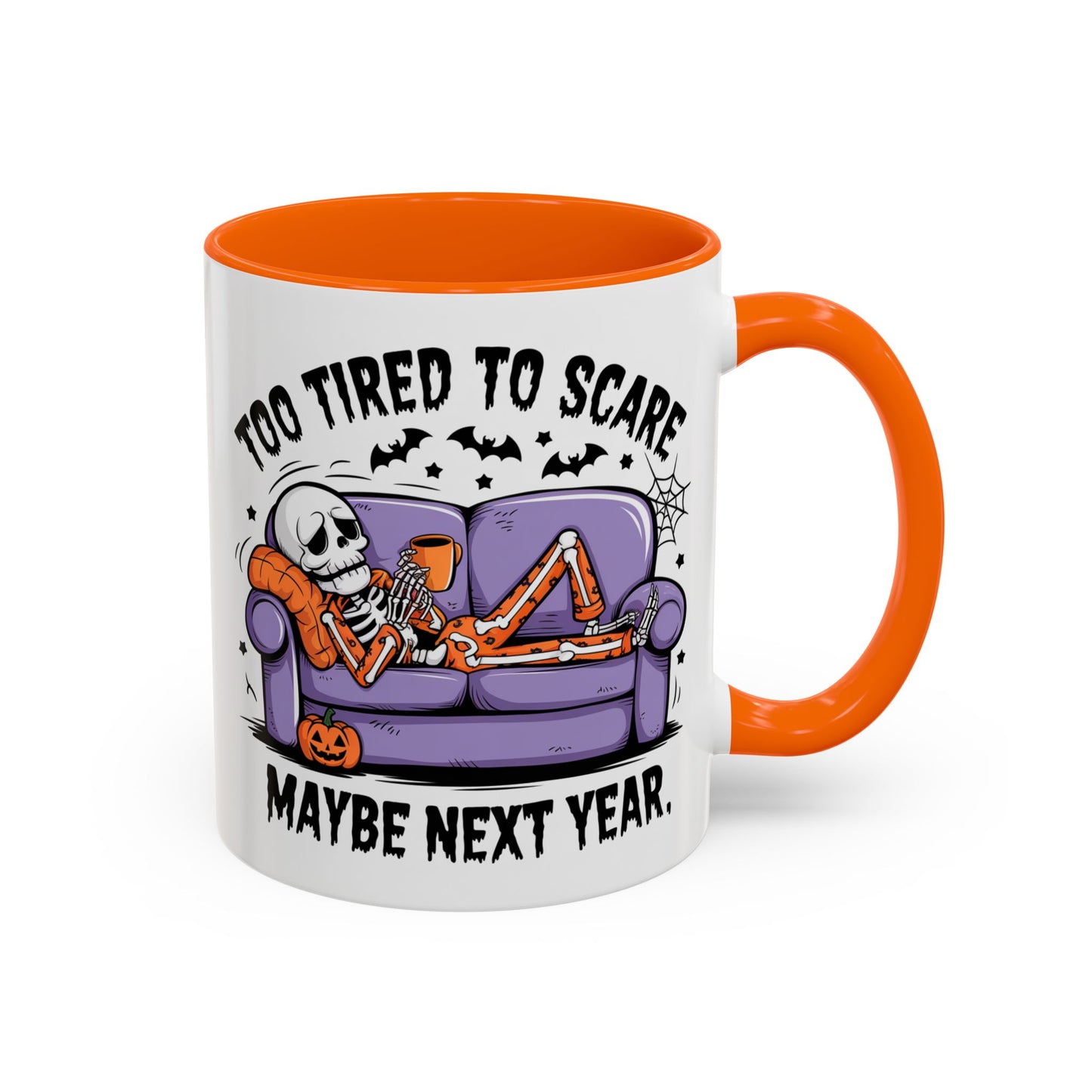 Halloween Mug - Too Tired To Scare