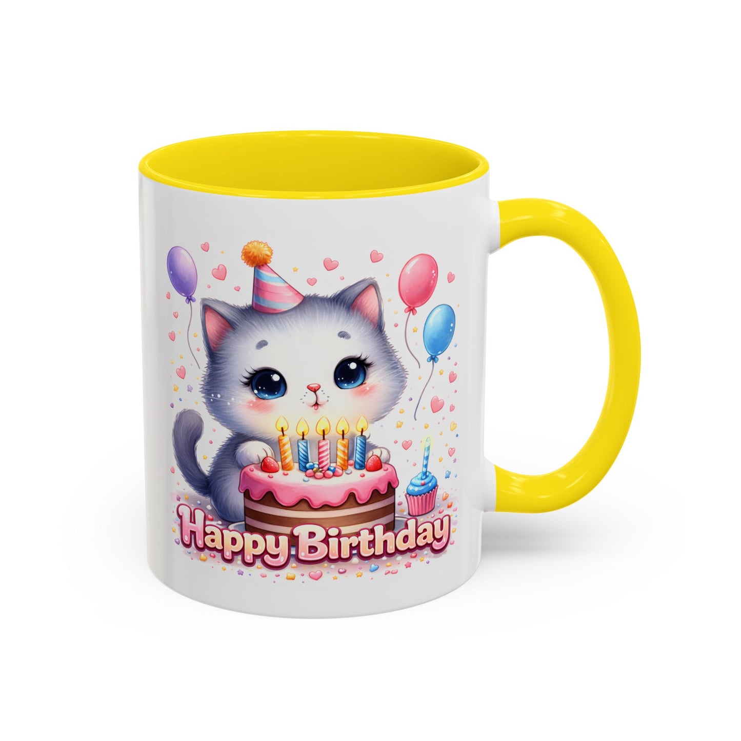 Birthday Mug - Birthday Kitty