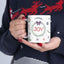 Christmas Mug - Joy Bow Candy Presents Snowflake Star Ornaments