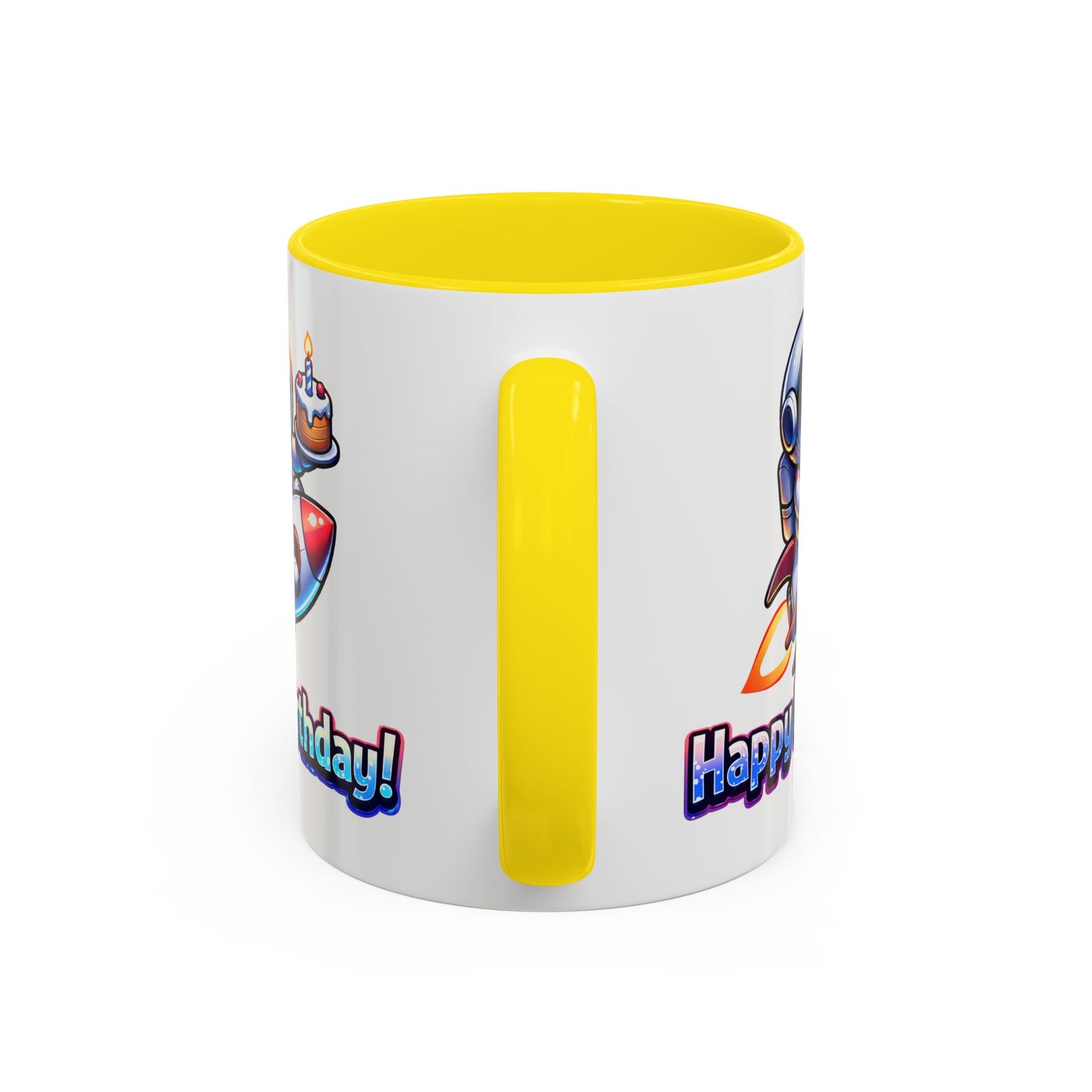 Birthday Mug - Astronaut Rocket